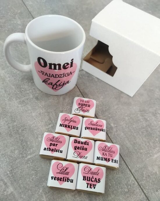 Krūze Omei ar konfektēm 🎁