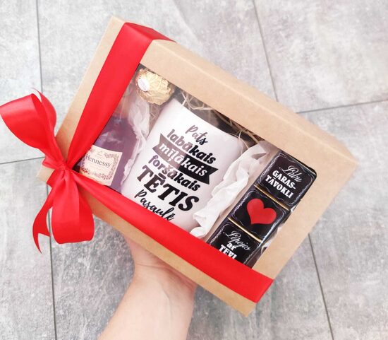 Dāvanu komplekts "Pats mīļākais foršākais Tētis pasaulē" 2 variants 