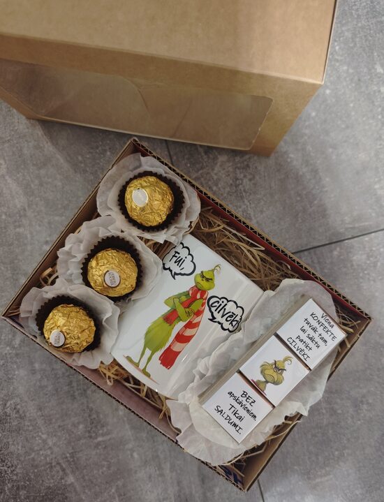 Komplekts ar Griņč krūzi 🎁