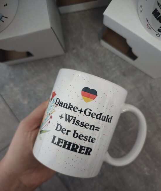 Krūze Vācu valodas skolotājai