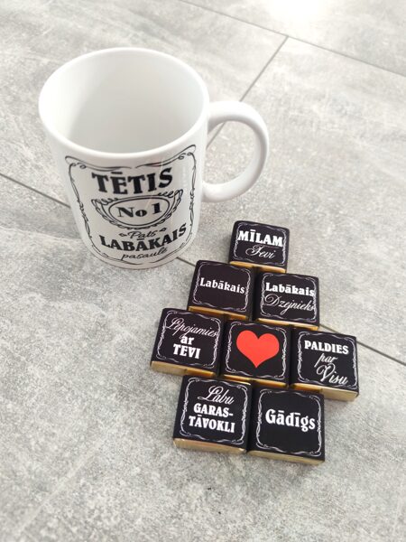 Krūze "Tētis no 1" komplekts 