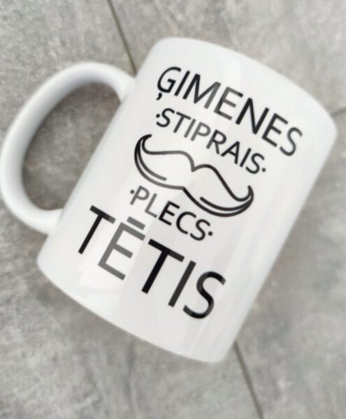 Krūze "Ģimenes Stiprais Plecs Tētis"